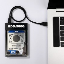 WVX 외장 HDD 500G USB3.0 외장 하드 디스크 2.5 인치 기계식 하드 드라이브 초박형 외장 HHD 휴대용 하드 디스크 대응 PCTVMacPS4XBox 적용에 대응 TV 녹화 (검정)