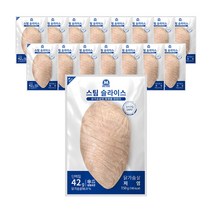 미트리 닭가슴살 스팀 슬라이스 저염 150g, 16팩