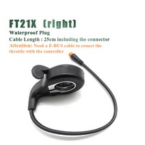 전기자전거 개조 키트 배터리 모터 브레이크 휠 전동 허브 변환 바팡 wuxing finger thumb throttle ebike 액세서리 스로틀 ft21x 36v 137, 오른쪽 ft21x