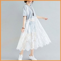 코디 롱 원피스 반팔 레이스 스커트 썸머 추천 옷 여성 여자 의류 상의 여친 룩 트렌드 코디 스타일 의상 드레스 대학생 외출 패션 패셔니스타 디자인 룩북 유행 S85156
