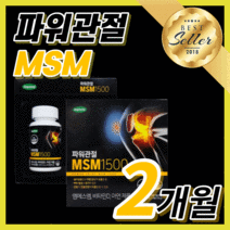 한미 파워관절 MSM 1500 홈쇼핑 미국산 엠에스엠 앰에시엠 msn 관절 연골 인대 어깨 무릎 무릅 허리 골다공증 감소 도움 뼈 건강 식품 50대 60대 영양제 라풀굿알약케이스, 120정(2개월)