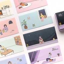 핑크풋 편지 봉투 용돈 기프트 카드 1매 랜덤 P, 상세페이지 참조, 상세페이지 참조