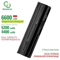 노트북 부품 Golooloo 6 셀 HP PC 593553-001 파빌리온 g4 G6 G32 cq42 mu06 593562-001 dm4 dv6 MU09 HSTNN-LB0W, 01 4400mAh