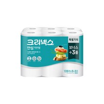 크리넥스 키친타올 135매x6롤 1팩 키친타월