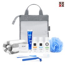 여행용 세면도구세트 파우치 포함 여행용파우치, 뉴골드메쉬NC형