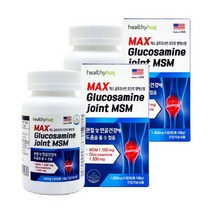 MSM 식이유황 엠에스엠 글루코사민 1500mg 조인트 MSM1500 초록입홍함 상어연골 식약처인증 건강기능식품, 비타그린, 2개, JOINT MSM 1800mg / 60정