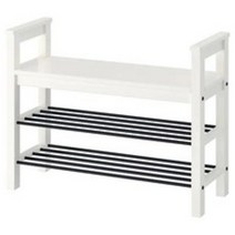 이케아 HEMNES 헴네스 신발 수납형 벤치 화이트 402.437.99, 단품