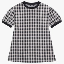 [셀덴] 퍼프 소매 자가드 원피스 EDOM22W53_쇼핑점