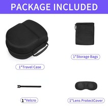 oculus quest 2 eva 여행 보관 가방 oculus vr 헤드셋 휴대용 편리한 휴대용 케이스 vr 헤드셋 컨트롤러 액세서리, 블랙 세트 2