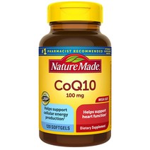 네이처메이드 코큐텐 CoQ10 100mg 120정 캡슐 영양제 Nature made, 1개