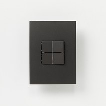 ABB 제닛 유럽형 프리미엄 배선기구 단로 2구 스위치 안트라사이트 전기 전등 매립 매입 스위치 교체