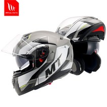 반모헬멧 오리지널 MT 오토바이 오프로드 헬멧 모토크로스 레이싱 모듈러 하프 오픈 풀 페이스 카스코 모토, [06] xxxxl, [15] 15