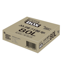 그린팩코리아 이지박스 쓰레기봉투 백색, 80L, 40개입