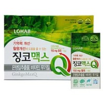 LOHAB 징코맥스 큐 54g, 90정, 2개