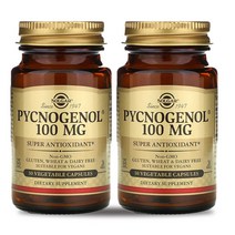 Solgar 솔가 피크노제놀 100MG 30 VeggieCapsules 2개