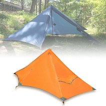 백패킹 캠핑 차박 쉘터 등산 비박 비가림 천막텐트, 쿠우팡 오렌지