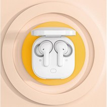 QCY T13 무선 블루투스 이어폰 스포츠 런닝 소음차단 긴 배터리 수명, 라이즈 화이트, 패키지 A