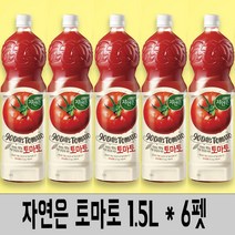 (6입)자연은토마토1.5L - 6펫, 6개, 1.5L