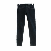 유니클로 진청 데님 로우라이즈스키니진 여자 S [26] 9158
