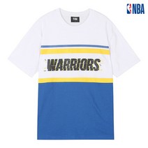 엔비에이 유니 컬러블록 팀 레터링 배색티셔츠 (N202TS123P)