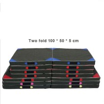주짓수 매트 태권도장매트주짓수 매트 태권도장매트 100cm/120cm 체조 싯업 댄스 트레이닝 접이식 요가, 01 two folds