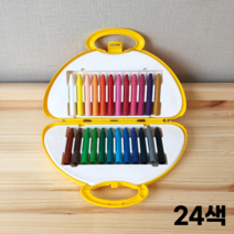 타임키즈 돌아기 크레용 아기무독성색연필 크레파스 손에안묻는크레파스 18색 24색 36색 48색