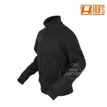 헙스 182 플리스 자켓 - 블랙 / 오토바이 남녀공용 바이크 자켓, 5XL