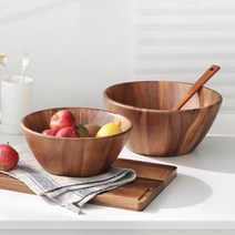 데이즈룸 크래프트 아카시아 우드 볼 2P세트