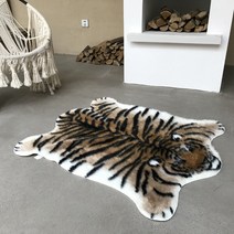방바닥 북유럽풍 거실 매트 안마의자 카펫 러그 모조 동물의 피부 비슬립 암소 얼룩말 줄무늬 지역 러그와 홈 침실 바닥