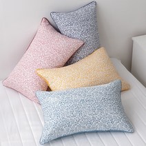 한성실업 봉쥬르 60수 아사 순면 베개커버 40X60