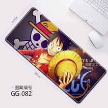 전산용키보드 애니메이션 해적왕 극 큰마우스패드 옆 고정 맟춤제작 주문제작 깔다 PC 테이블패드 큰사이즈 1765875584, GG-082(90*40cm)