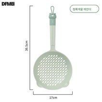 DFMEI 대루국자 가정용 주방 긴손 건지기 만두 튀김 거름망 체조리 업소용 샤브샤브 고운망 건지기, 포옹곰【그린】, 1개