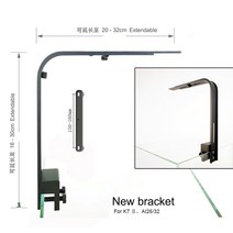 어항조명 K7 미니 V3 60w 140W WIFI 프로그래밍 가능한 LED 바닷물 수족관 조명 해양 산호초 SPS LPS 리프
