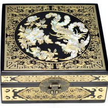 금문양 함보내기 봉채함 예물 애교 예단 신랑함 자개장 쥬얼리 선물 보석 보관 포장 케이스, A