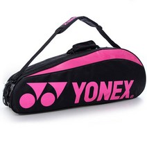 테니스가방 오리지널 YONEX 배드민턴 라켓 백 최대 6 셔틀 록 스포츠 가방 남성용 신발 컴 파트먼트 여성용, 01 Rose
