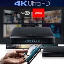 차량용-가정용 스마트셋톱박스 4K UHD 안드로이드 TV박스 유튜브 넷플릭스 미라캐스트-T1, 차량용-차량전원잭 추가포함
