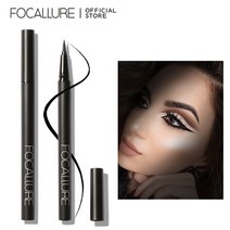 Focal lure 프로페셔널 블랙 리퀴드 아이 라이너 오래 지속되는 방수 퀵 드라이 펜슬 펜 메이크업 뷰티 화, 한개옵션1, 한개옵션0