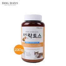 도그데이즈 국내산 반려동물 프리락토스 천연 식물성 유산균분말타입 230g 모든 반려동물용