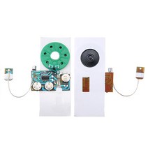 30 초 녹음 가능한 음성 모듈 인사말 카드 음악 사운드 토크 칩 DIY 수제, 한개옵션0