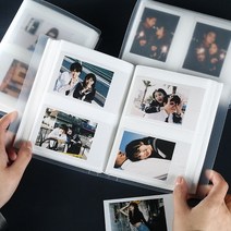 스크랩북 포토북만들기 앨범 사진첩 투명 사진 앨범 80 포켓 아이돌 팬 포토 카드 소지자 미니 보관소 기념, [01] photo album