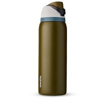 Owala FreeSip 스포츠 여행용 빨대 포함 단열 스테인리스 스틸 물병 BPA 프리 1.2L(40온스) 어두운 색상 168132, 24온즈, 그레이트