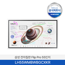 삼성 55인치 전자칠판 Flip Pro LH55WMBWBGCXKR, 본체+벽걸이