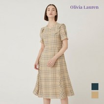 올리비아로렌 체크 훌 원피스 (43) VOCOAYM4411