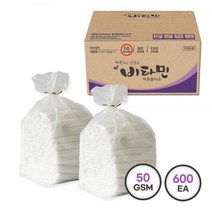 그린위생 업소용 덕용물티슈 비타민 50g 600매
