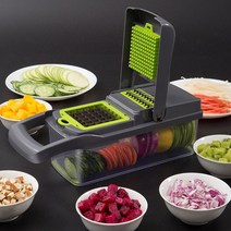 Groente 과일 도구 Aardappel ricer Groente Mandoline 슬라이서 필러 커터 다기능 Wortel Shredder strong, 04 Black
