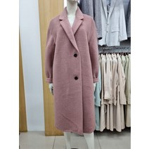 헤지스레이디스 핑크 단색 울혼방 코트 HSCO9D030 P2123163