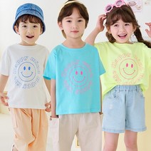 베베쥬 네온스마일티셔츠
