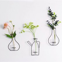 벽화병 벽걸이화병 거실 카페 벽장식화병 인테리어화병 화병 조화 벽화분, A타입