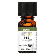 아우라카시아 순수 에센셜 오일 유기농 소나무 7.4ml(0.25fl oz)