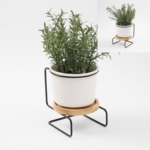 도자기 화분 블랙 스탠드 원목화분받침대 화분다육이진열대 화분받침대정리대우드 꽃다발진열대 베란다화분거